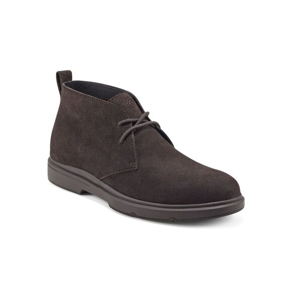 EASY SPIRIT Mens Brown Bento Round Toe Lace-Up Leather Chukka Boots 9.5